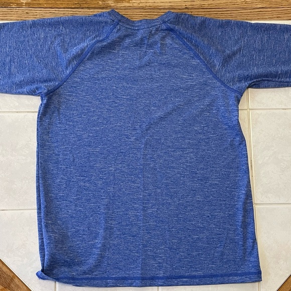 Boys Nike Blue Dri-FIT T-Shirt swim spf +40 - Picture 5 of 5